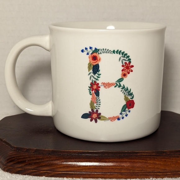 Opalhouse Initial "B" Floral Mug. - Picture 1 of 9